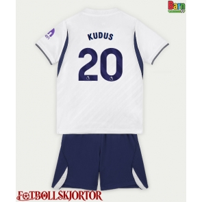 Tottenham Hotspur Mohammed Kudus #20 Hemmakläder Barn 2026-27 Kortärmad (+ Korta byxor)